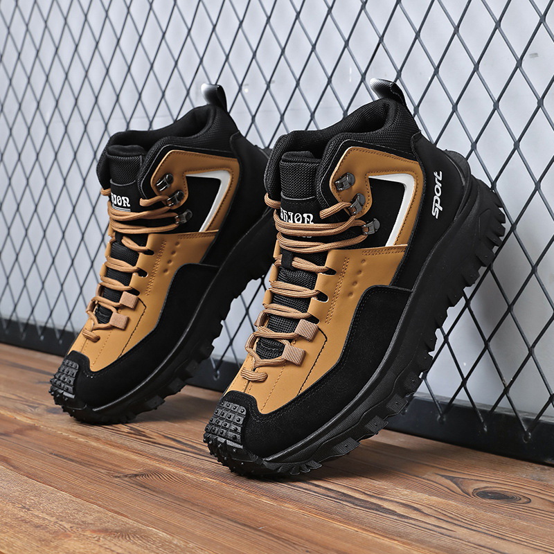 Men'S Fashion Hiking Boots - Chaussures de randonnée larges pour hommes,