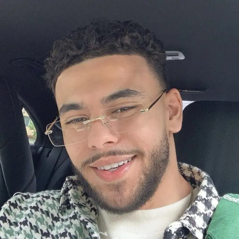 Men'S Fashion Rimless Glasses - Lunettes de soleil sans monture pour