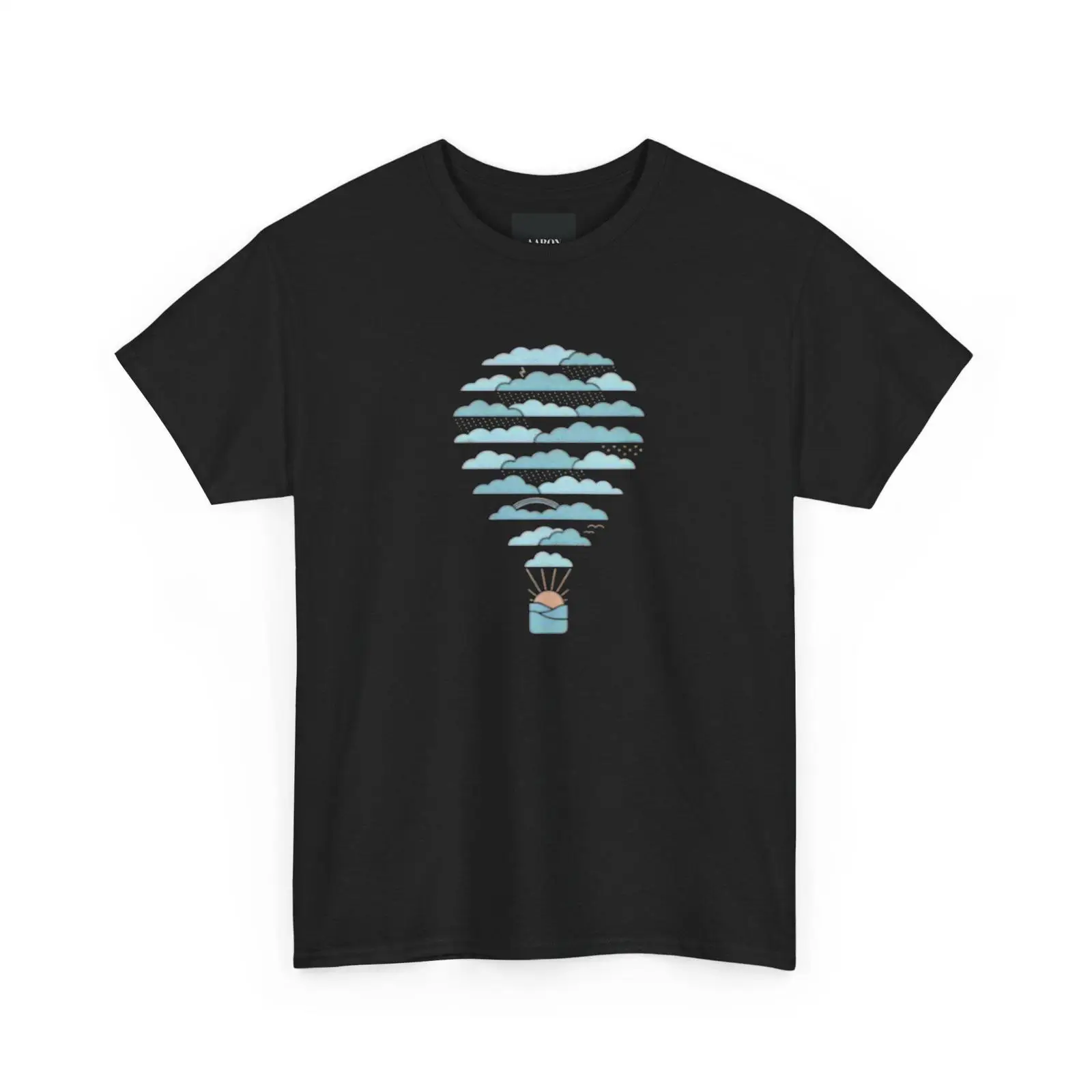 Men'S Fashion For Hot Weather - T-shirt Ballon météo, thème Aventure d'exploration