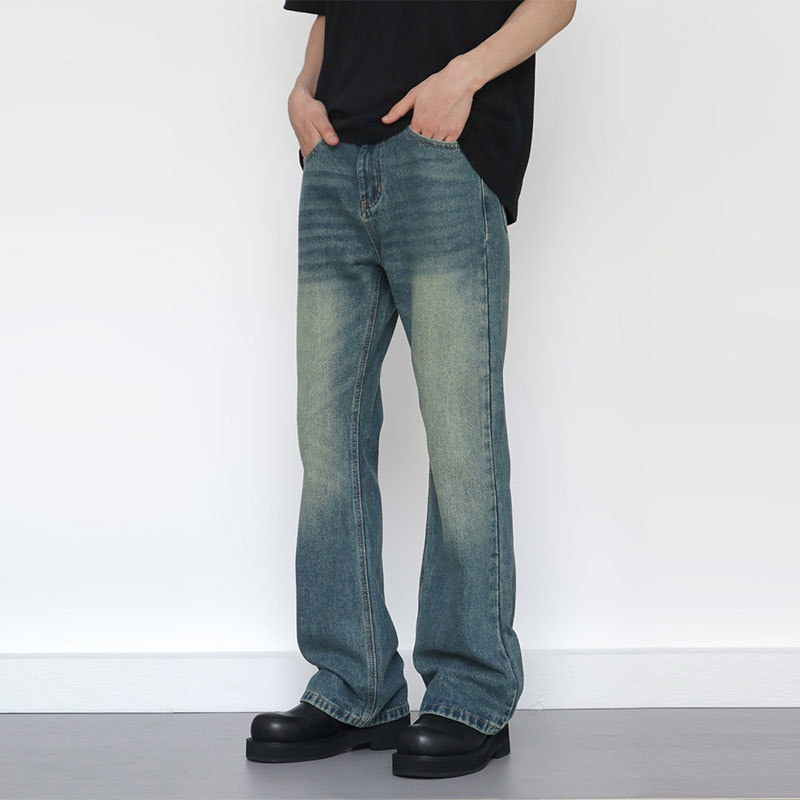 Men'S Fashion Jeans And Boots - Jean droit vintage pour homme, style