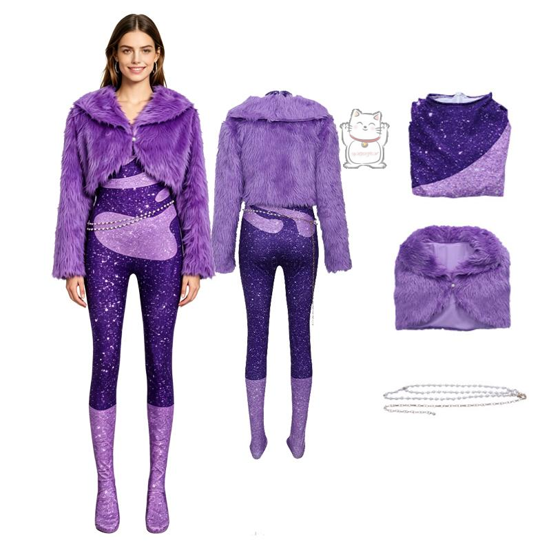 Mens Fashion Jumpsuit - Costume de scène cosplay en fourrure