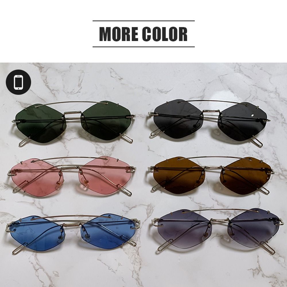Mens Fashion In The 2000S - Lunettes de soleil hexagonales tendance rétro