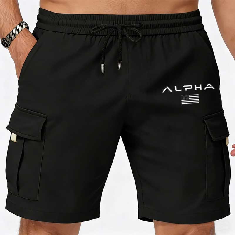 Mens Fashion Cargo Pants - Nouveauté 2026 Short cargo imprimé multi-poches,