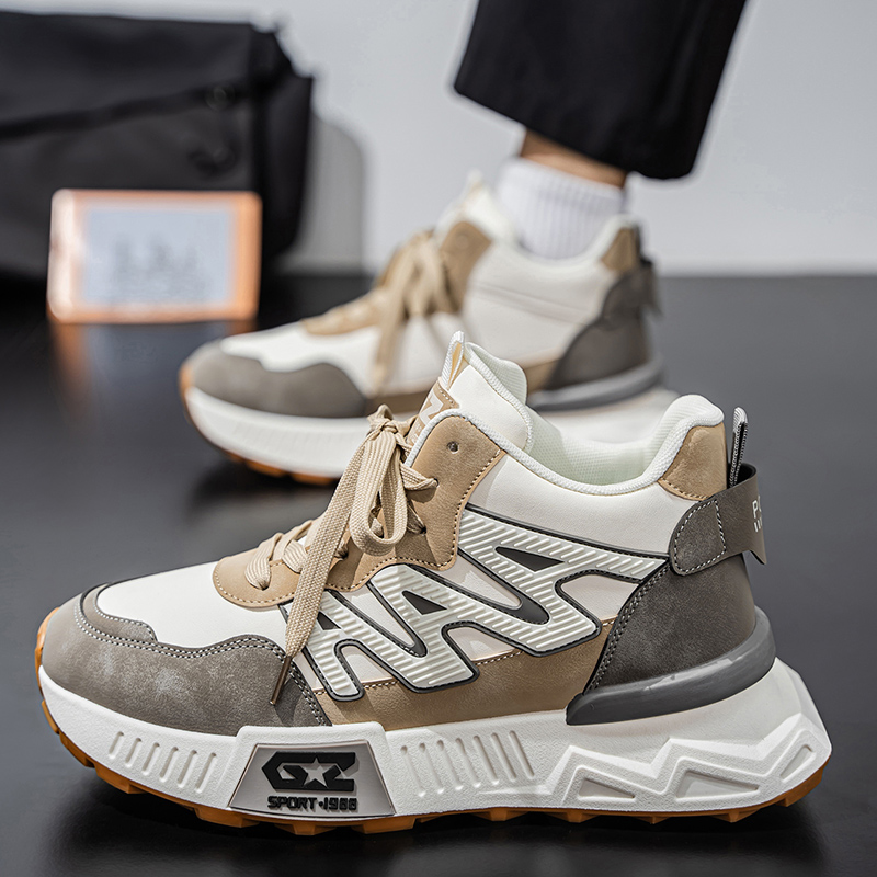 Men'S Fashion Footwear - Semelle épaisse tendance 2025 nouveau automne