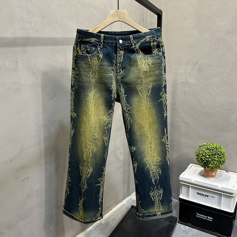 Mens Fashion In The 2000S - Pantalon Harajuku des années 2000, jean