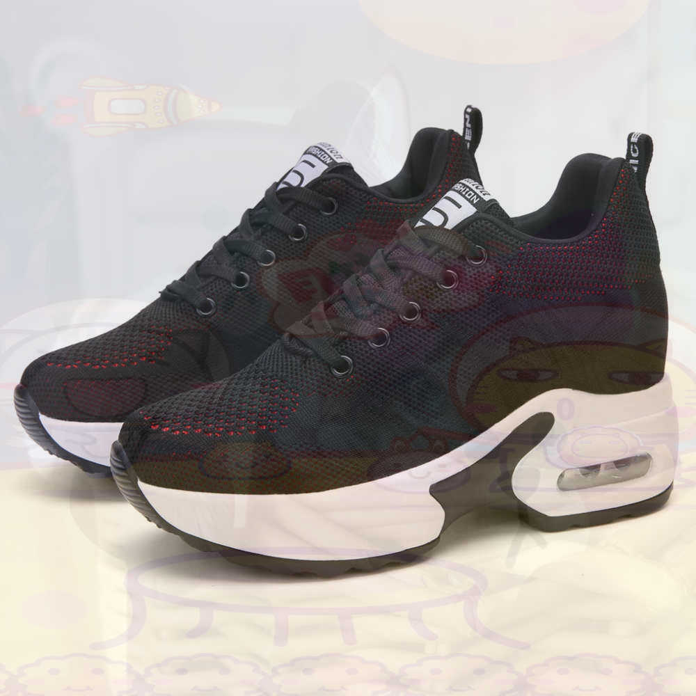 Men'S Fashion All Black Outfit - Rouge taille 36 chaussures femme Tennis