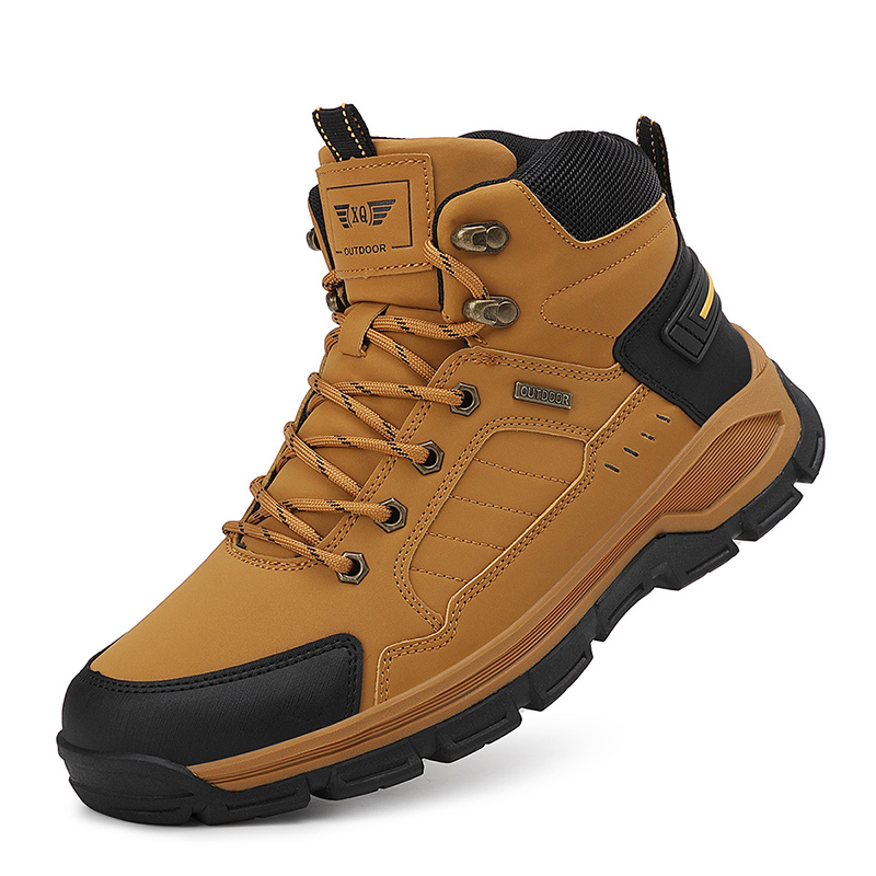 Men'S Fashion Hiking Boots - Bottes de randonnée en cuir imperméables