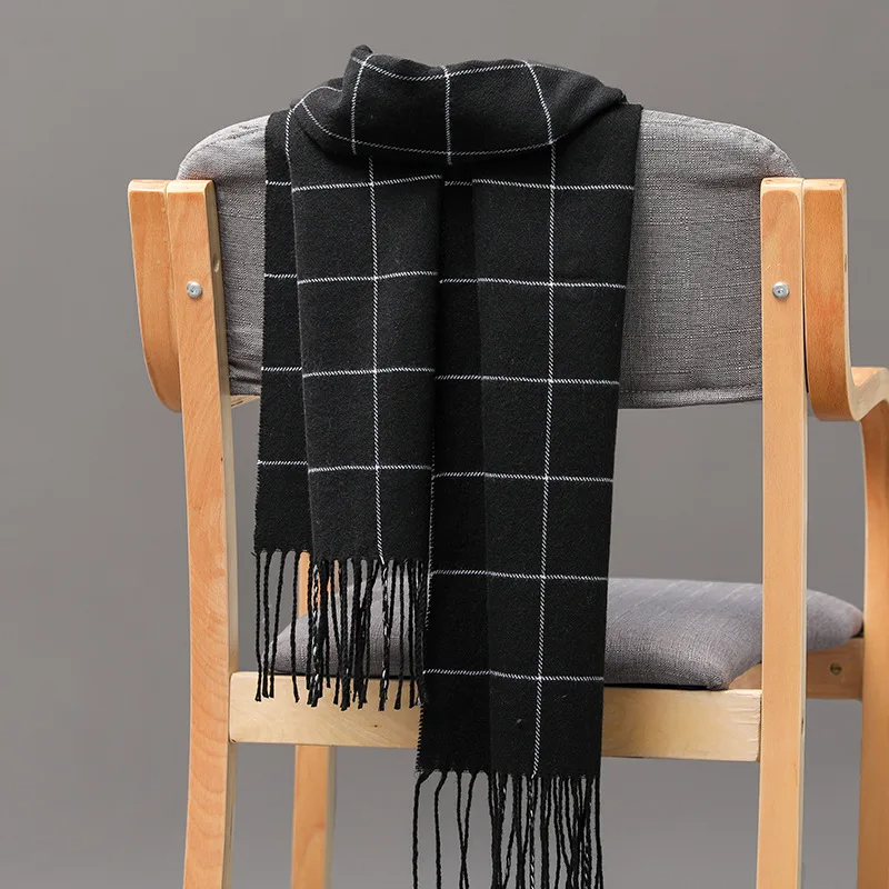Men Scarf Wool - Écharpe en cachemire pour hommes, garde