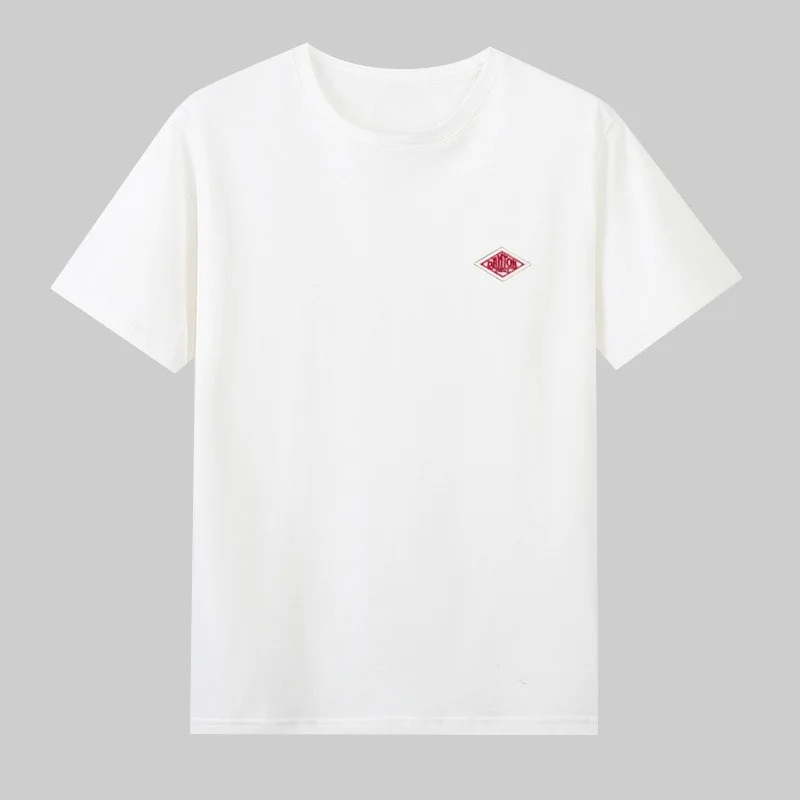 Mens Fashion Summer 2025 - T-shirt classique imprimé en coton à