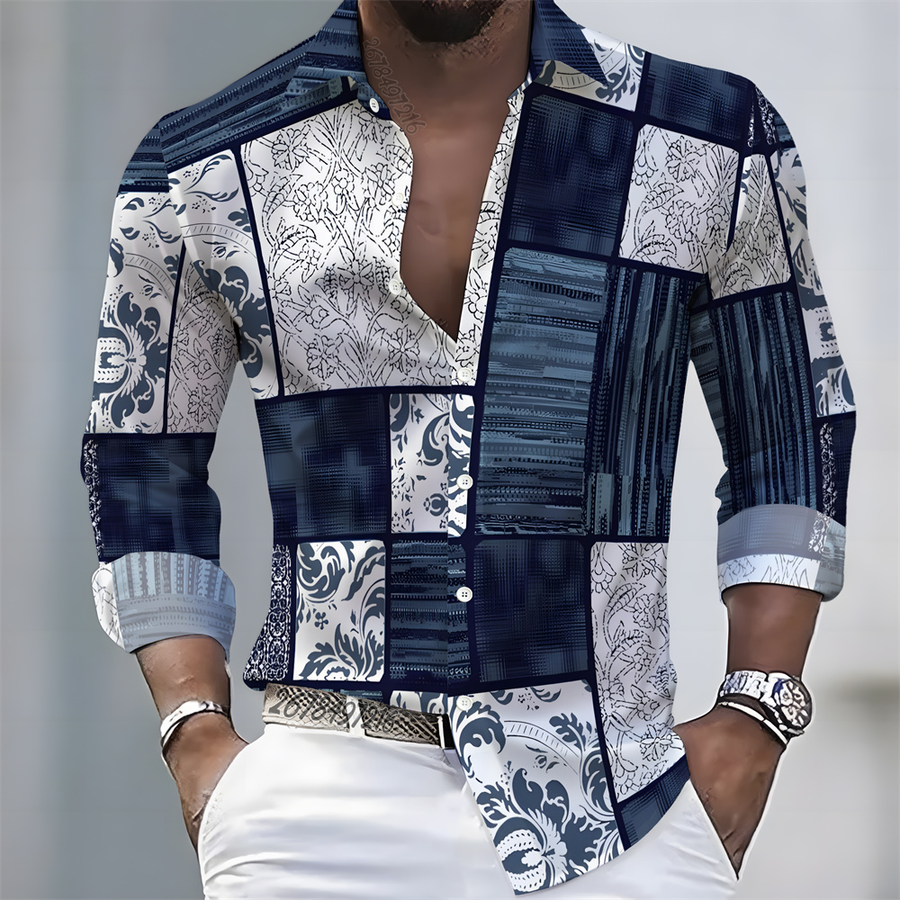 Quality Men'S Fashion - Chemise à manches longues pour homme,