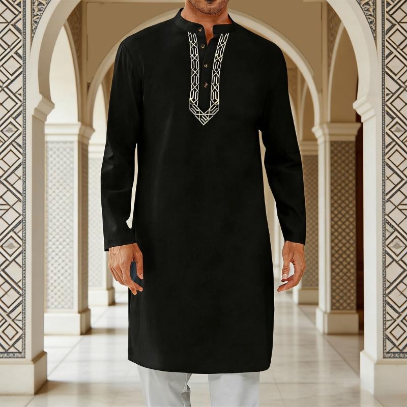 Men'S Fashion For Hot Weather - Y3NE Robe longue pour hommes, coupe