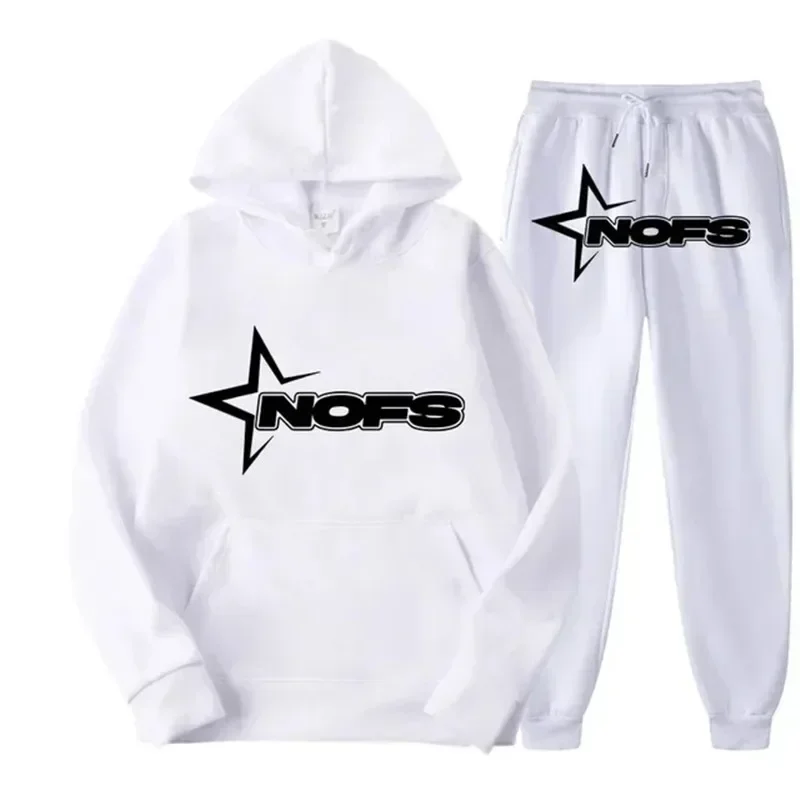 Men'S Fashion Logo - Ensemble deux pièces décontracté pour hommes