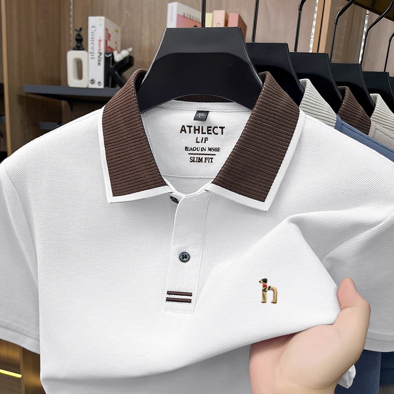 Men Fashion Korean Style - Marque de luxe 100% coton chemise