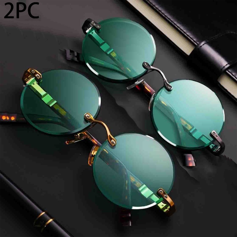Men'S Fashion Rimless Glasses - Lunettes de soleil classiques sans monture