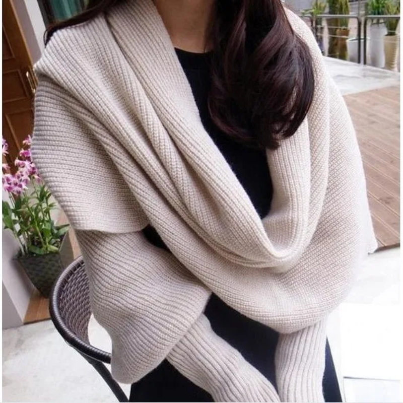 Men Scarf Wool - SupSindy Écharpe en laine de style