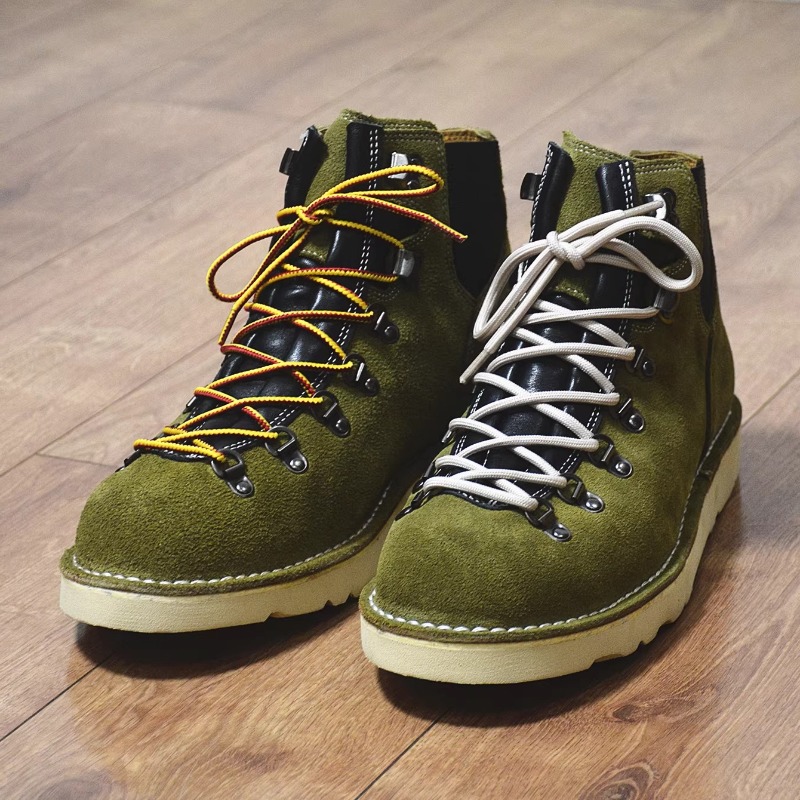 Men'S Fashion Hiking Boots - Bottes Oxford en cuir véritable britannique