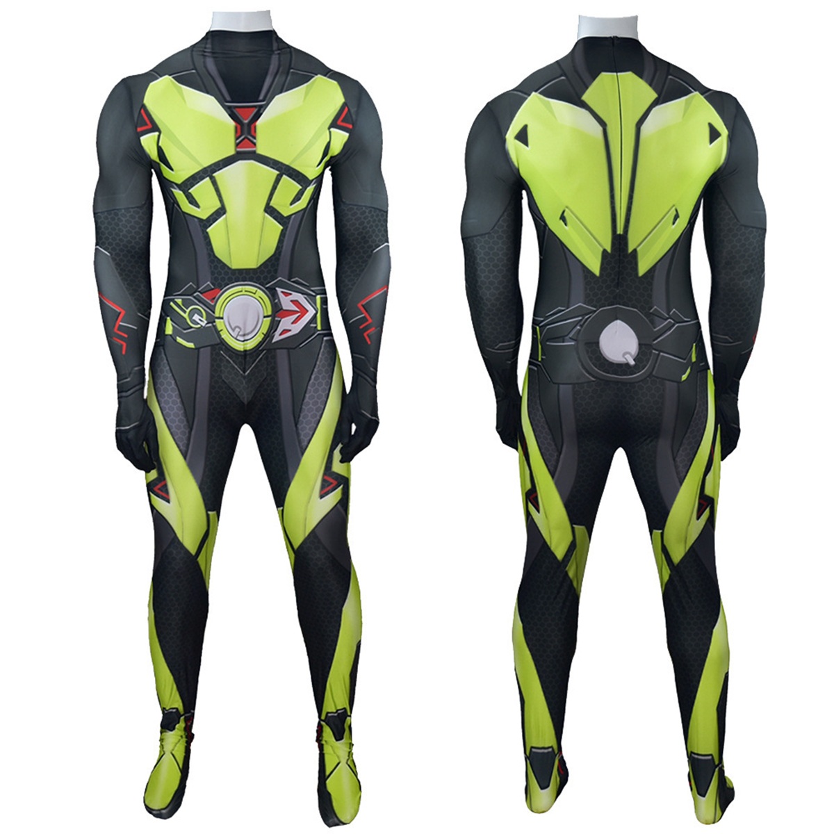 Mens Fashion Jumpsuit - Film Halloween Kamen Rider Cosplay Metabee