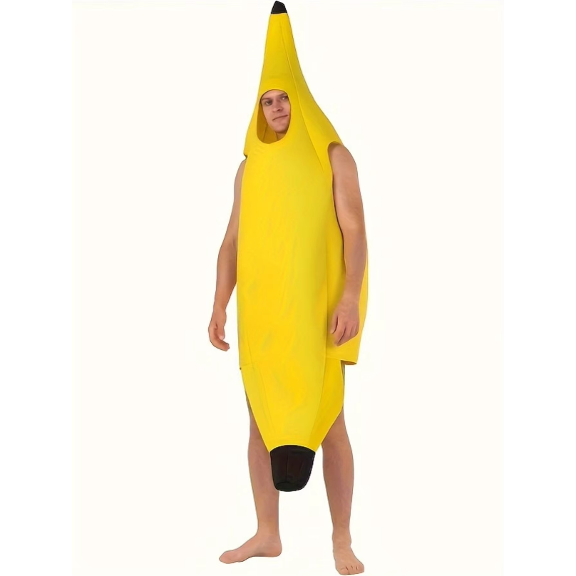 Mens Fashion Jumpsuit - Costume de banane léger, tenue d'été