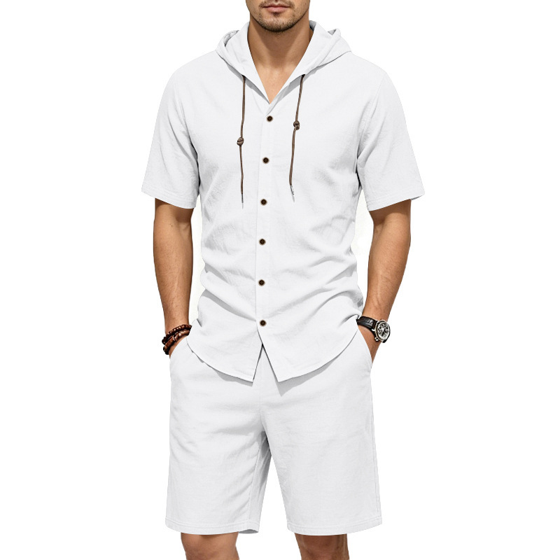 Linen Shirt Summer - Ensemble deux pièces en lin pour
