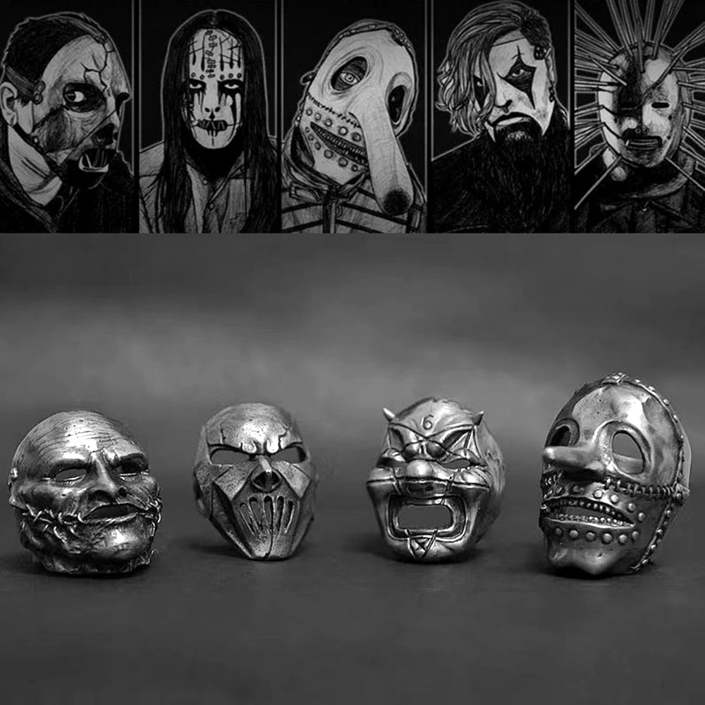 Men'S Fashion Guide - 2023 Hommes Fleurs Crâne Masque Anneau