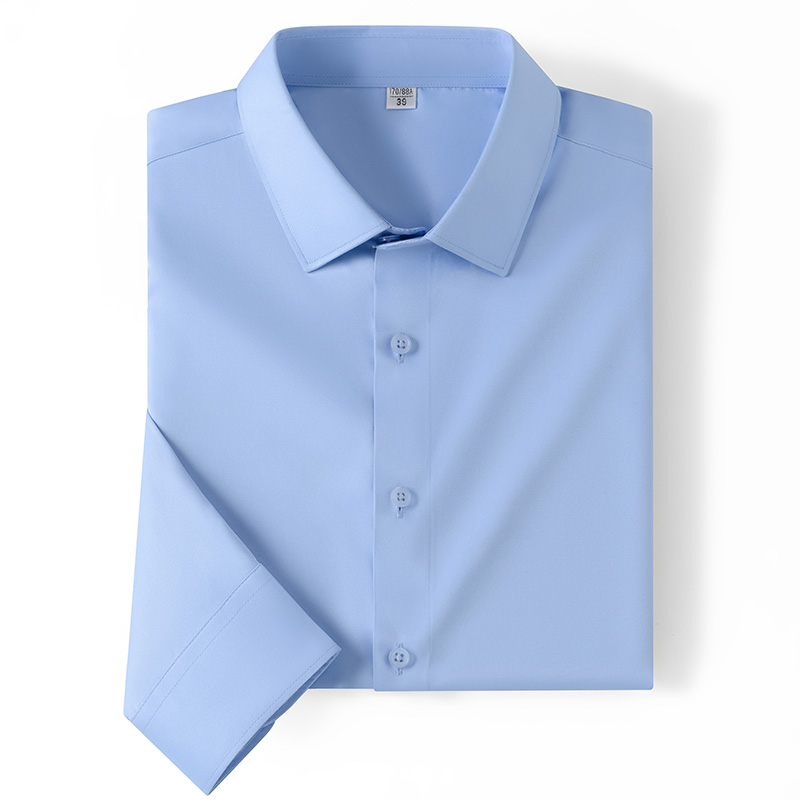 Dress Shirt Non-Iron - Chemise d'affaires pour hommes, manches longues,