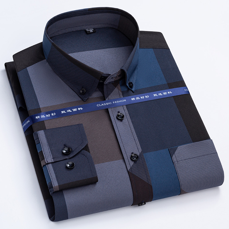 Dress Shirt Non-Iron - Chemises habillées pour hommes printemps automne