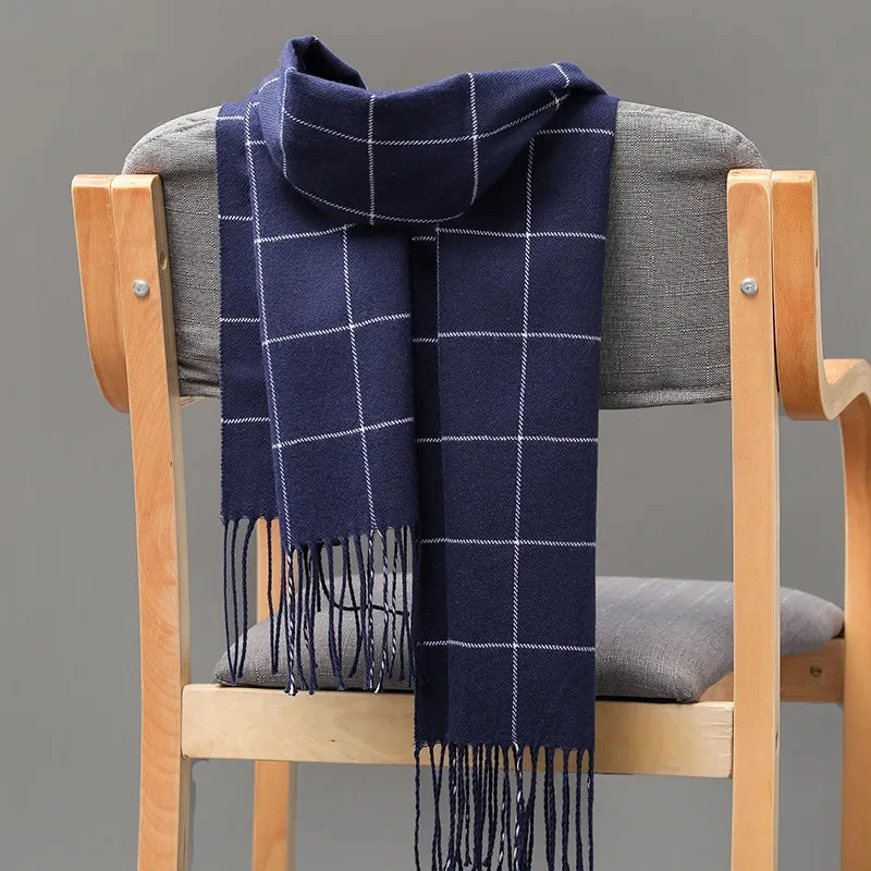 Men Scarf Wool - Écharpe en cachemire pour hommes, garde