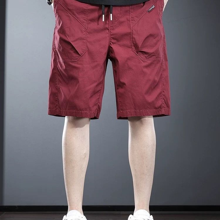 Men'S Fashion For Hot Weather - Shorts pour hommes rouge vif, coupe