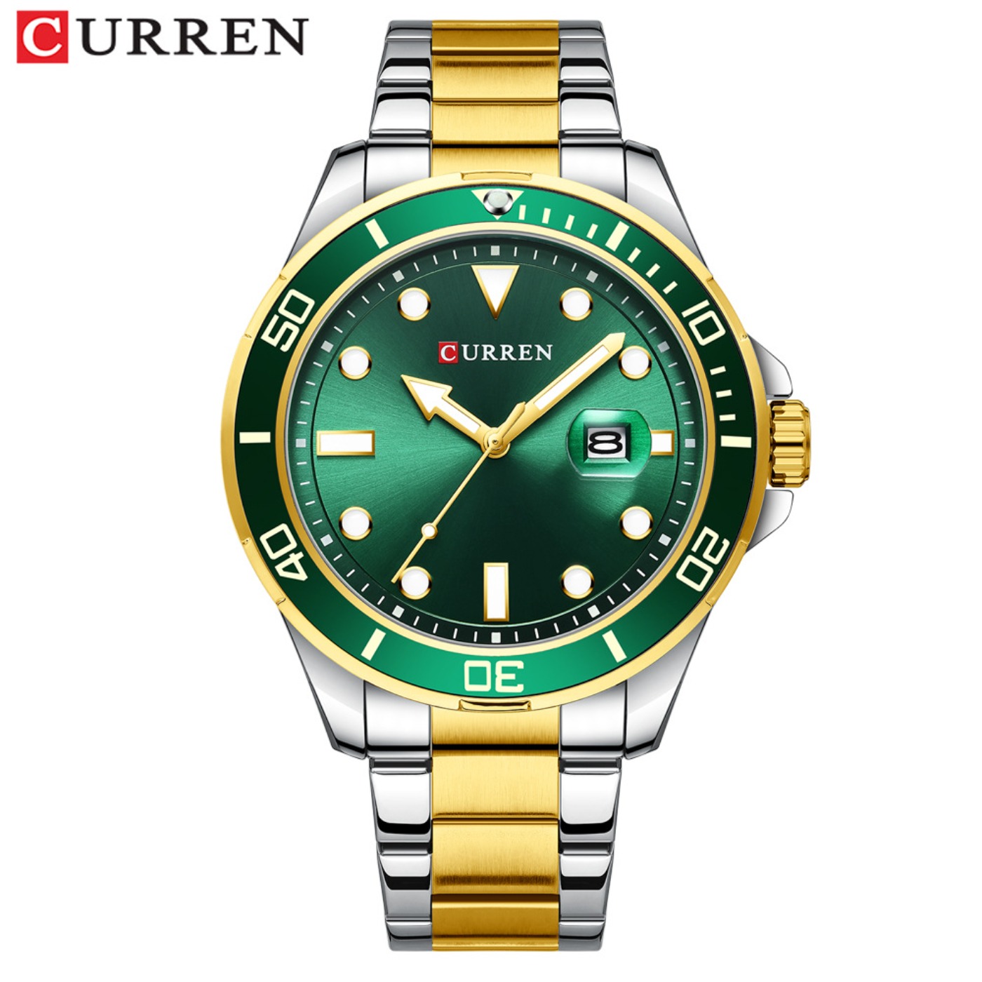 CURREN Nouvelle Série Green Wa - Fashion Mens Watches avis et prix