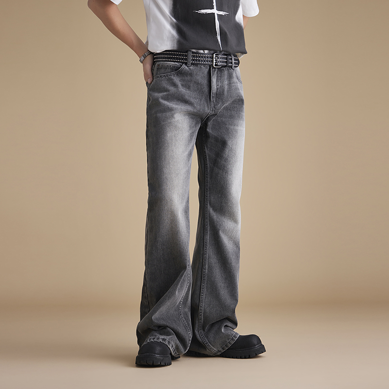 Jeans décontractés gris délavé - Men'S Fashion Jeans And Boots avis et prix
