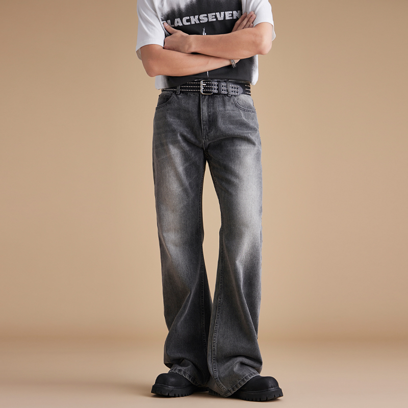 Jeans décontractés gris délavé - Men'S Fashion Jeans And Boots avis et prix