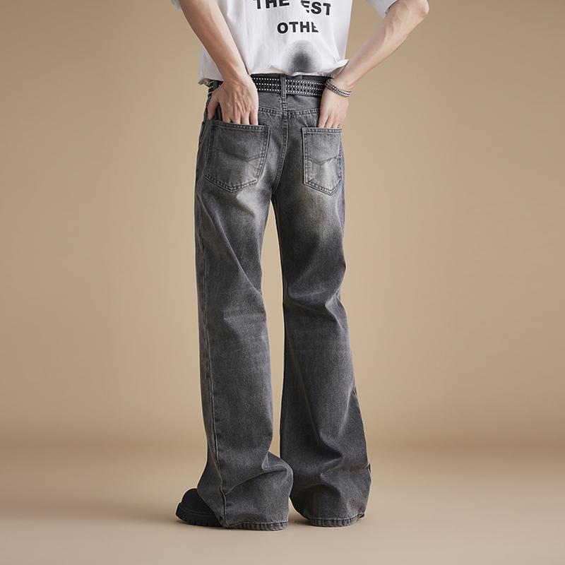 Jeans décontractés gris délavé - Men'S Fashion Jeans And Boots avis et prix