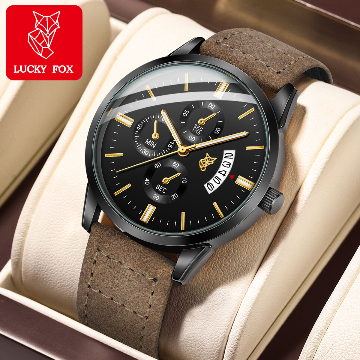 LUCKY FOX Montre minimaliste p - Fashion Mens Watches avis et prix