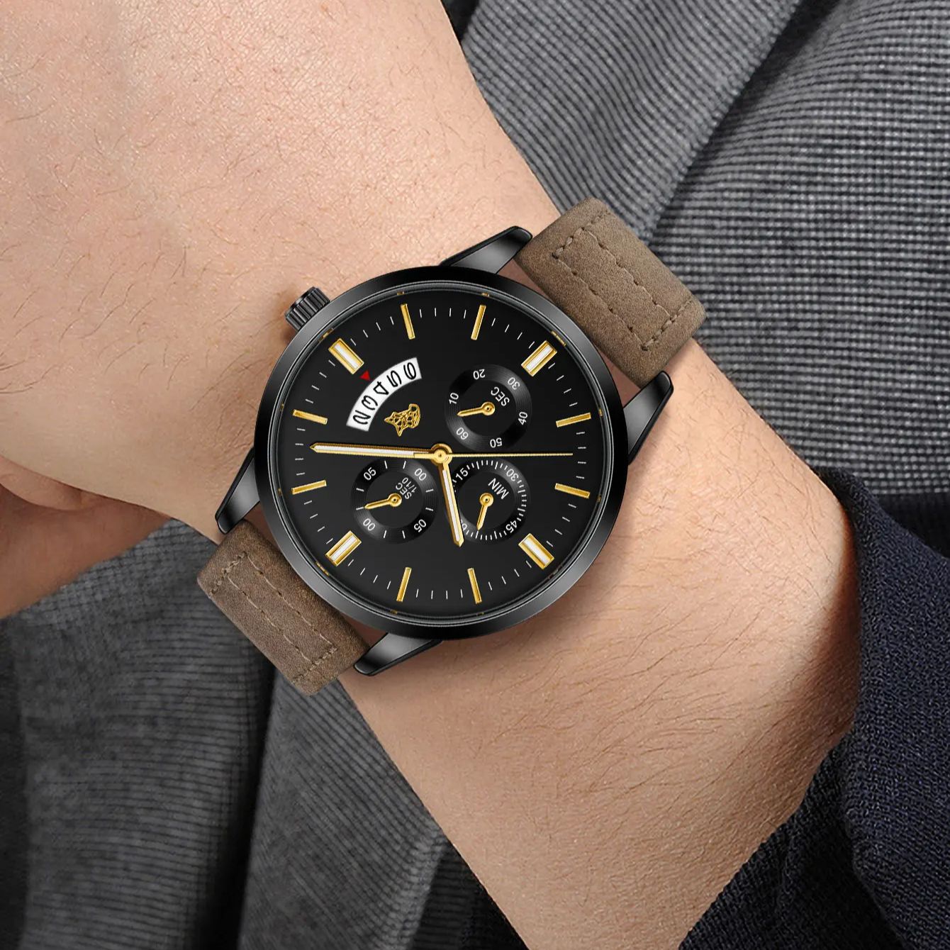 LUCKY FOX Montre minimaliste p - Fashion Mens Watches avis et prix