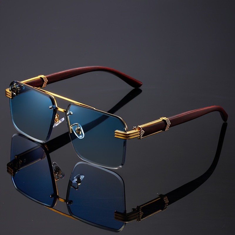 Lunettes de soleil tendance à  - Men'S Fashion Rimless Glasses avis et prix