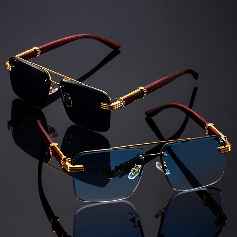 Lunettes de soleil tendance à  - Men'S Fashion Rimless Glasses avis et prix