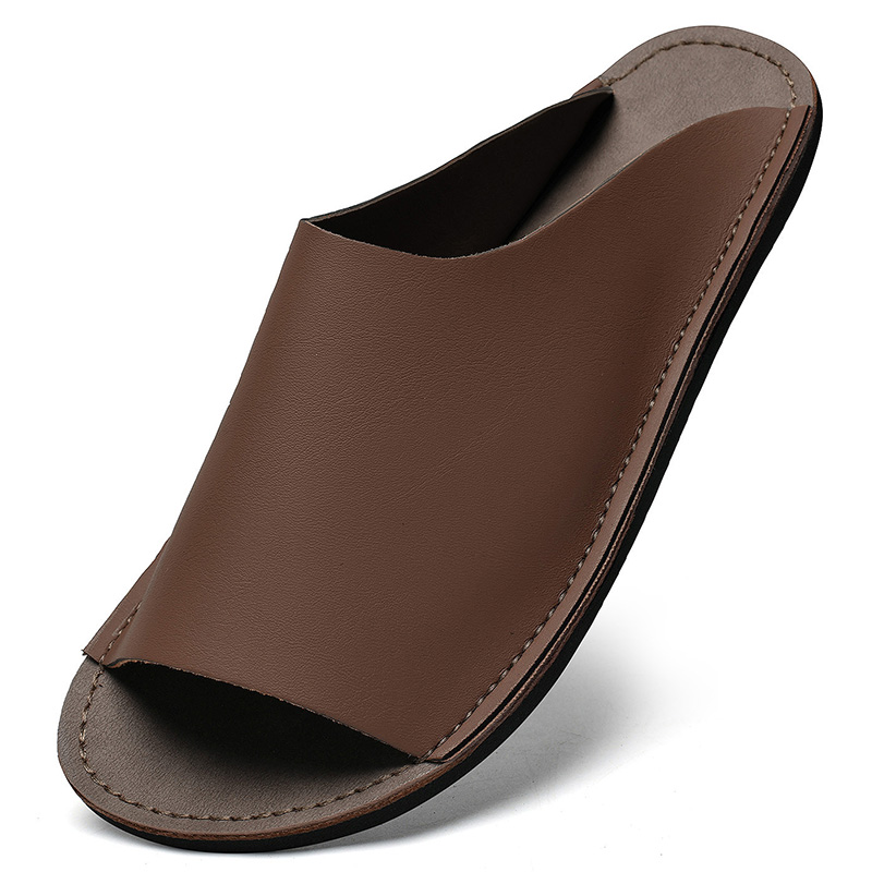 Pantoufles d'extérieur en cuir - Men'S Fashion For Hot Weather avis et prix