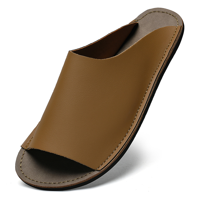 Pantoufles d'extérieur en cuir - Men'S Fashion For Hot Weather avis et prix