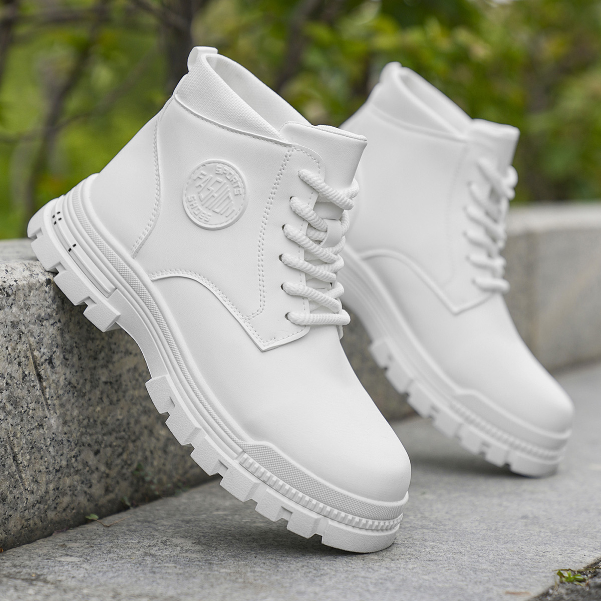 Bottes de moto blanches toutes - Men'S Fashion Footwear avis et prix