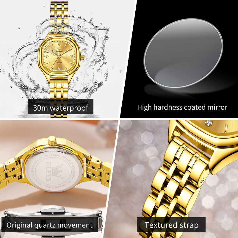 OLEVS 5888 dames montres or Or - Fashion Mens Watches avis et prix