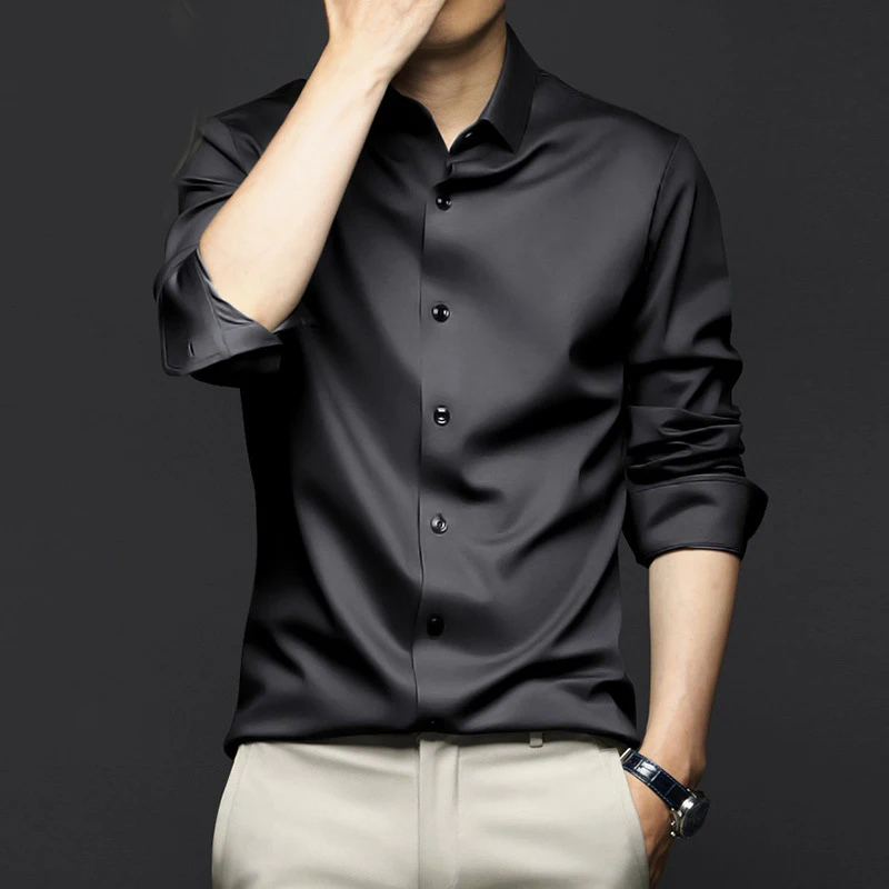 Grande robe pour hommes, chemi - Dress Shirt Non-Iron avis et prix