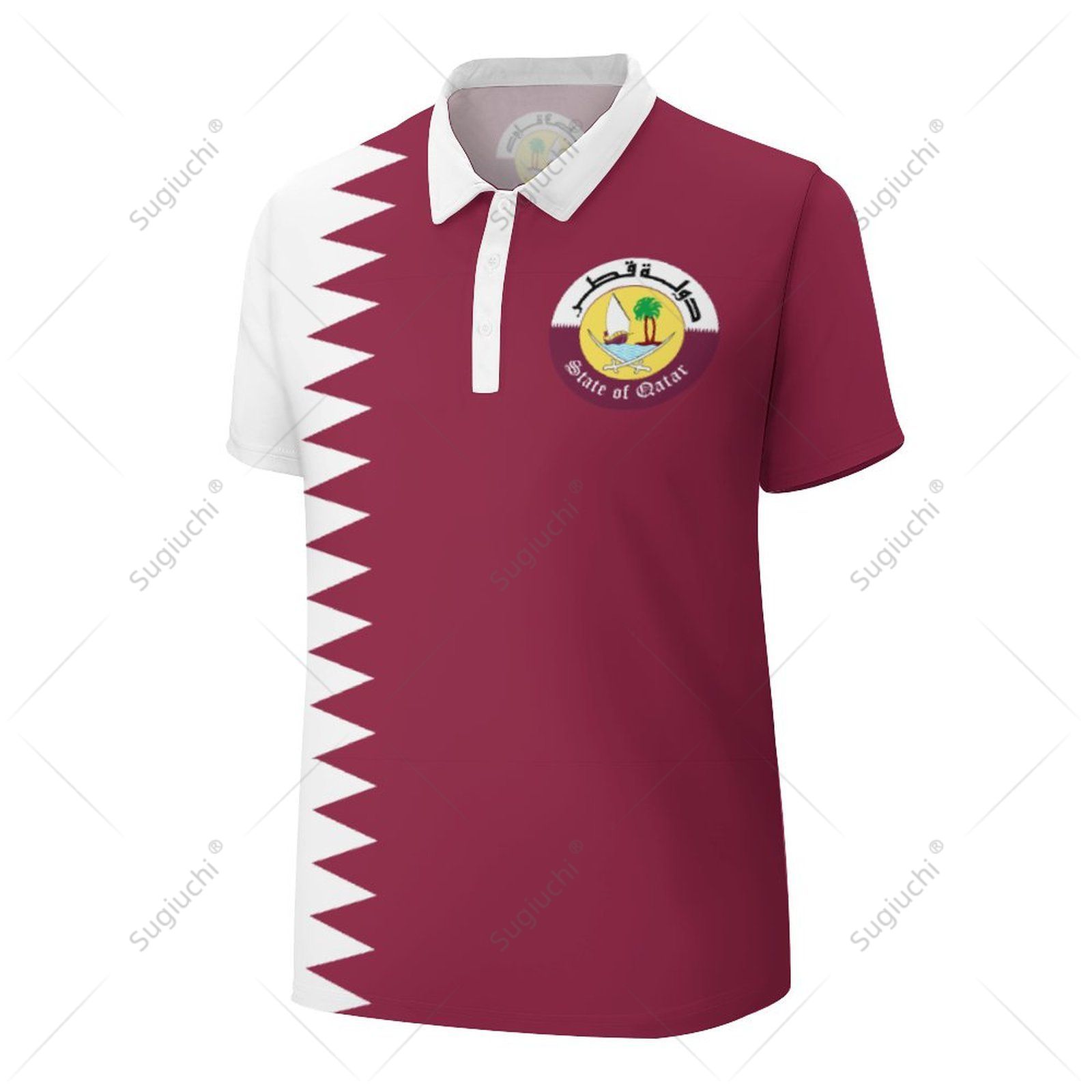 Polo unisexe avec drapeau du Q - Men'S Fashion Qatar avis et prix
