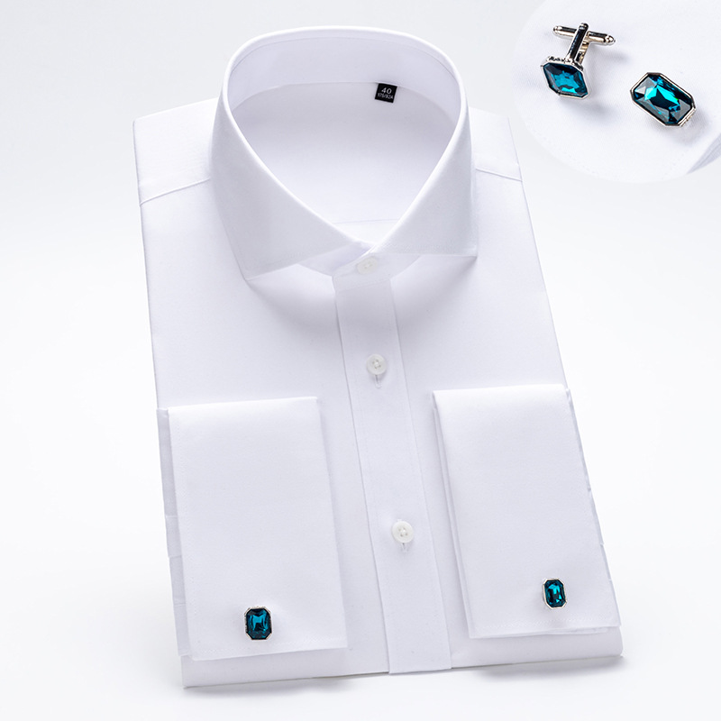 Chemise à Manchette Française  - Dress Shirt Non-Iron avis et prix