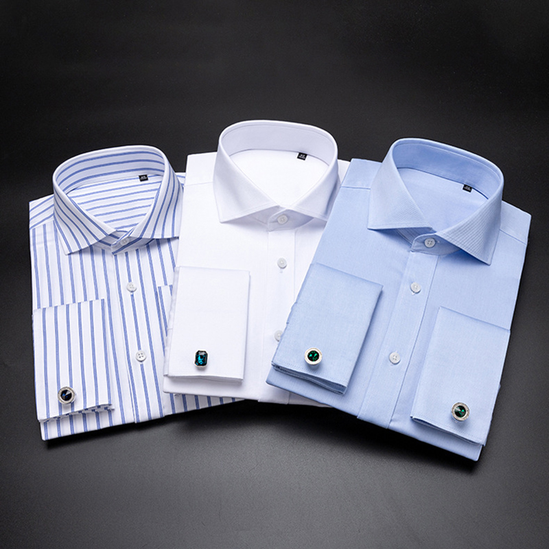 Chemise à Manchette Française  - Dress Shirt Non-Iron avis et prix