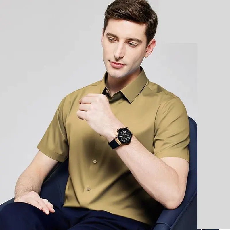 Chemise habillée à manches cou - Dress Shirt Non-Iron avis et prix