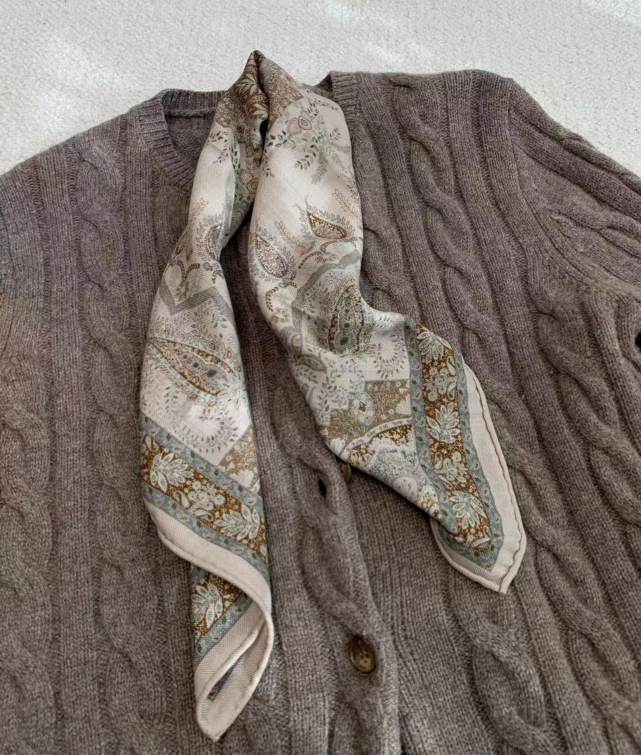 Cache-cou en laine et soie 202 - Men Scarf Wool avis et prix