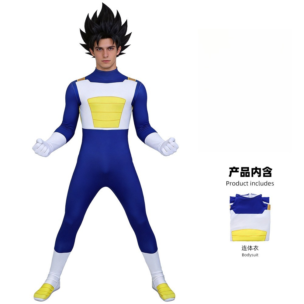 Costume de cosplay Vegeta pour - Mens Fashion Jumpsuit avis et prix