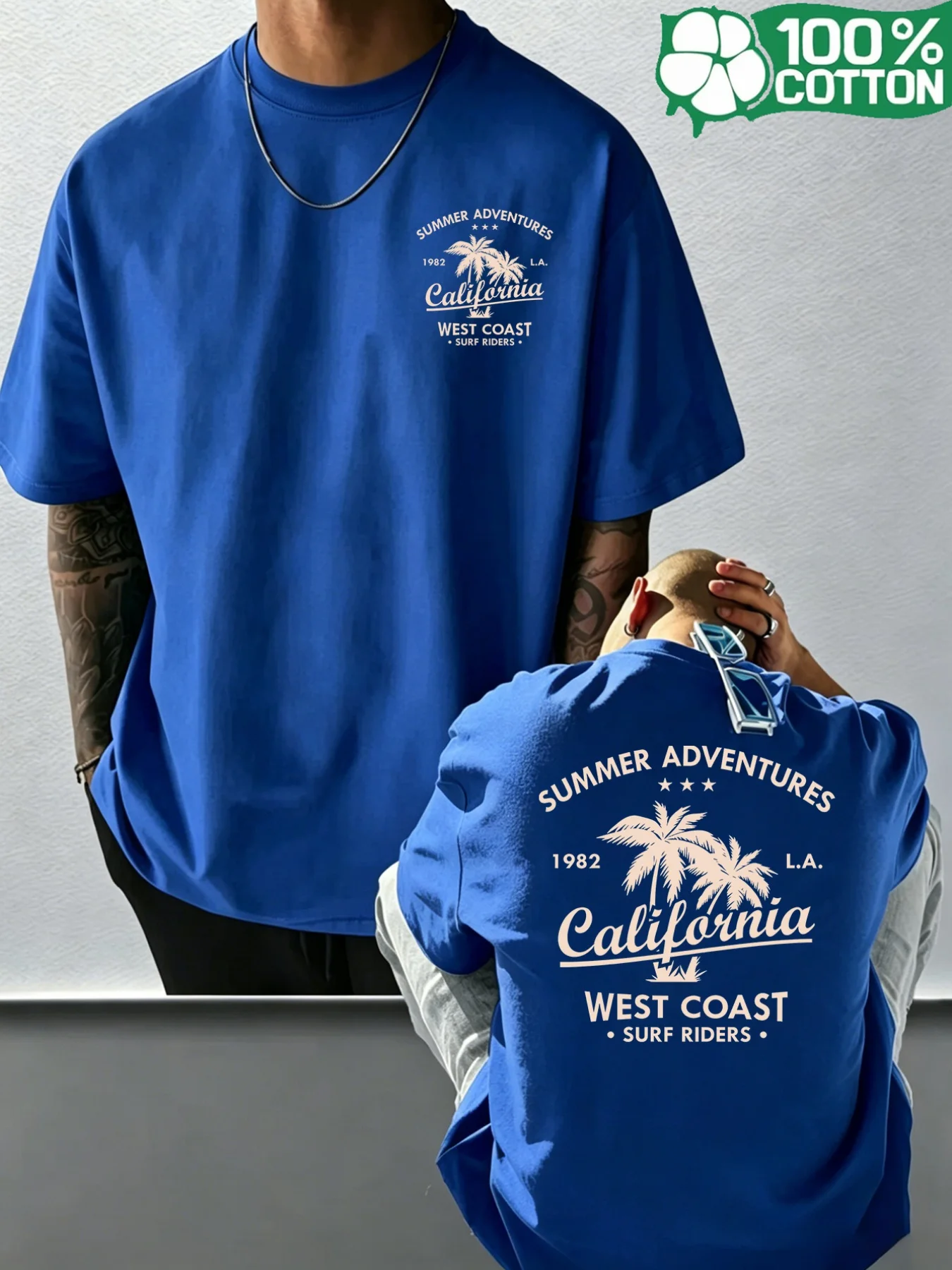 T-shirt pour homme California  - Men'S Fashion Trends 2025 avis et prix