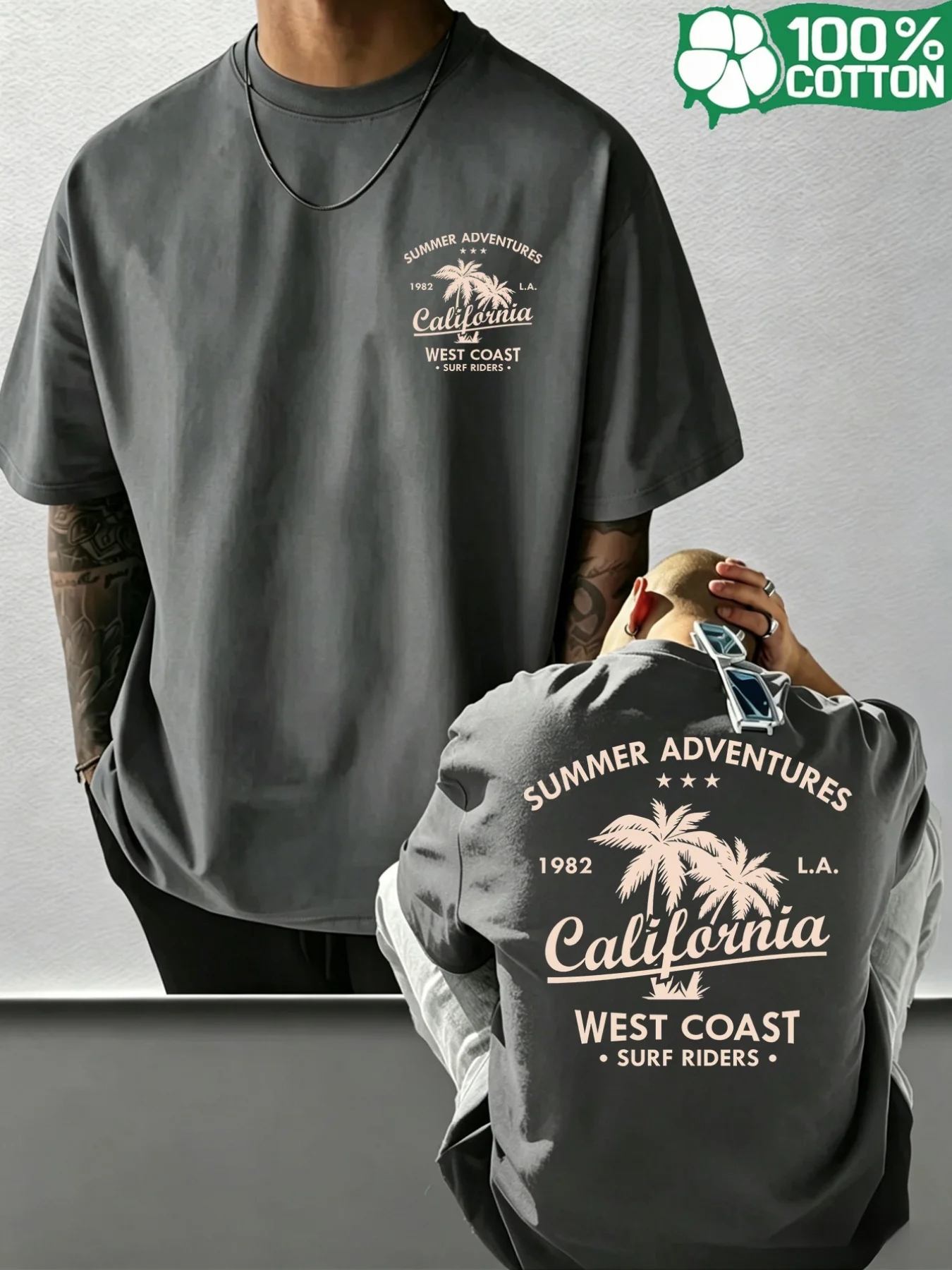 T-shirt pour homme California  - Men'S Fashion Trends 2025 avis et prix