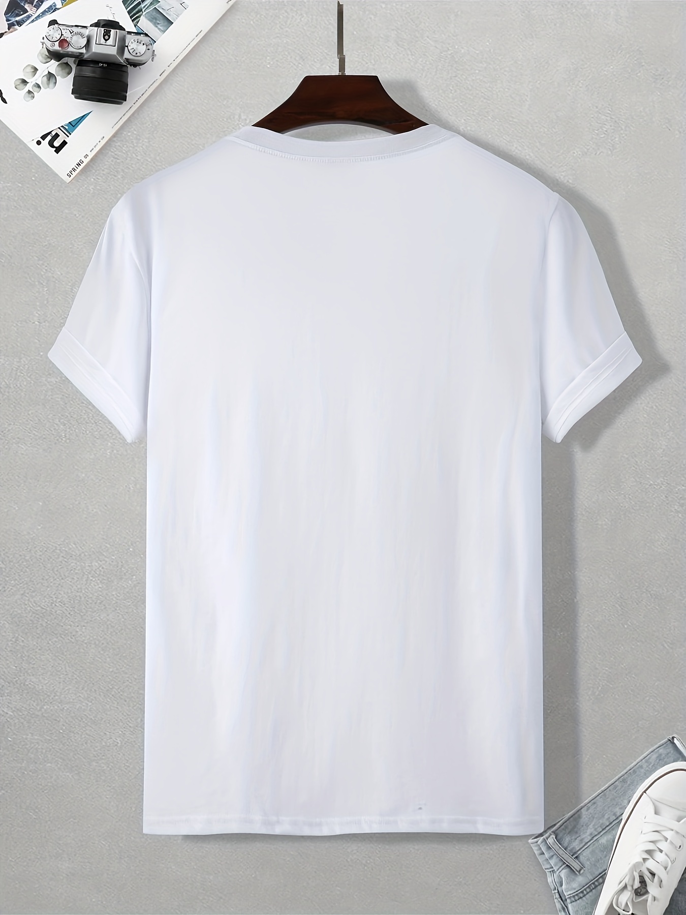 T-shirt graphique imprimé mont - Men'S Fashion For Hot Weather avis et prix